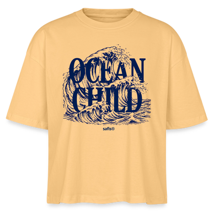 Frauen Boxy Bio-T-Shirt Nova - ocean child- - Mispel