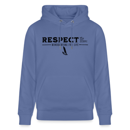 Unisex Bio-Hoodie CRUISER -respect- - Blau