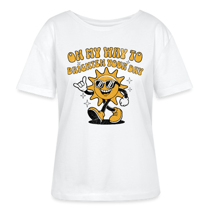 Safis Sports Frauen Bio-T-Shirt -on my way- - Weiß
