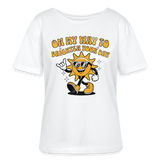 Safis Sports Frauen Bio-T-Shirt -on my way- - Weiß