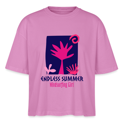 Frauen Boxy Bio-T-Shirt -endless summer- - Pink