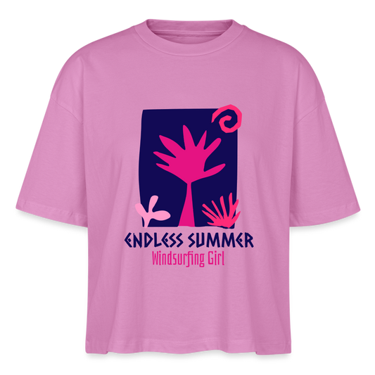 Frauen Boxy Bio-T-Shirt -endless summer- - Pink