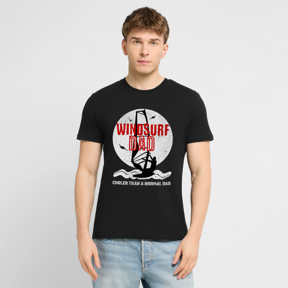 -windsurfdad- Unisex Bio-T-Shirt CREATOR - Schwarz