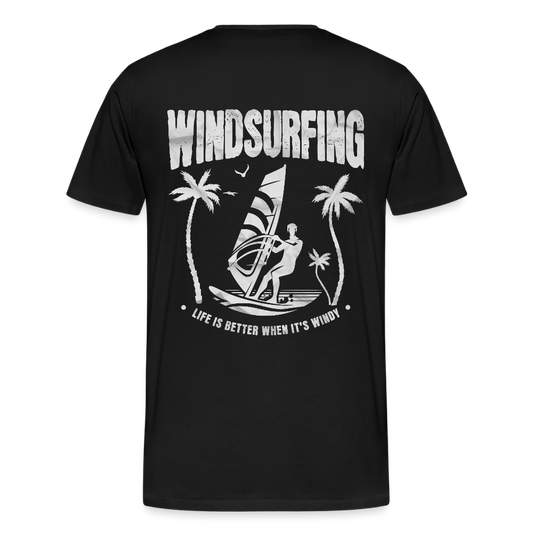Männer Premium Bio T-Shirt -better life- - Schwarz