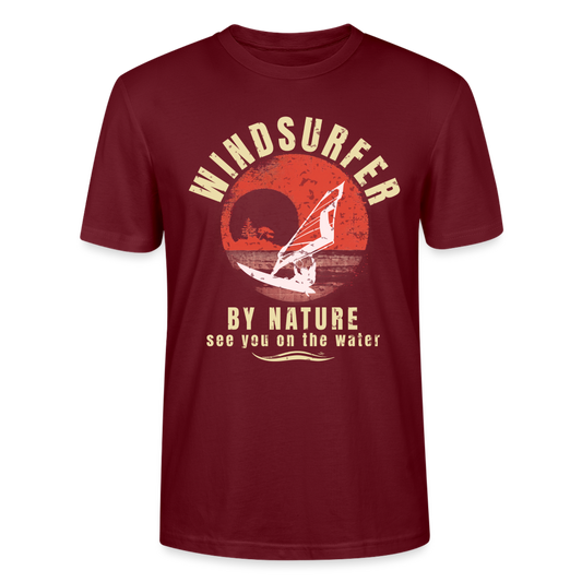 Unisex T-Shirt -by nature- - Burgunderrot