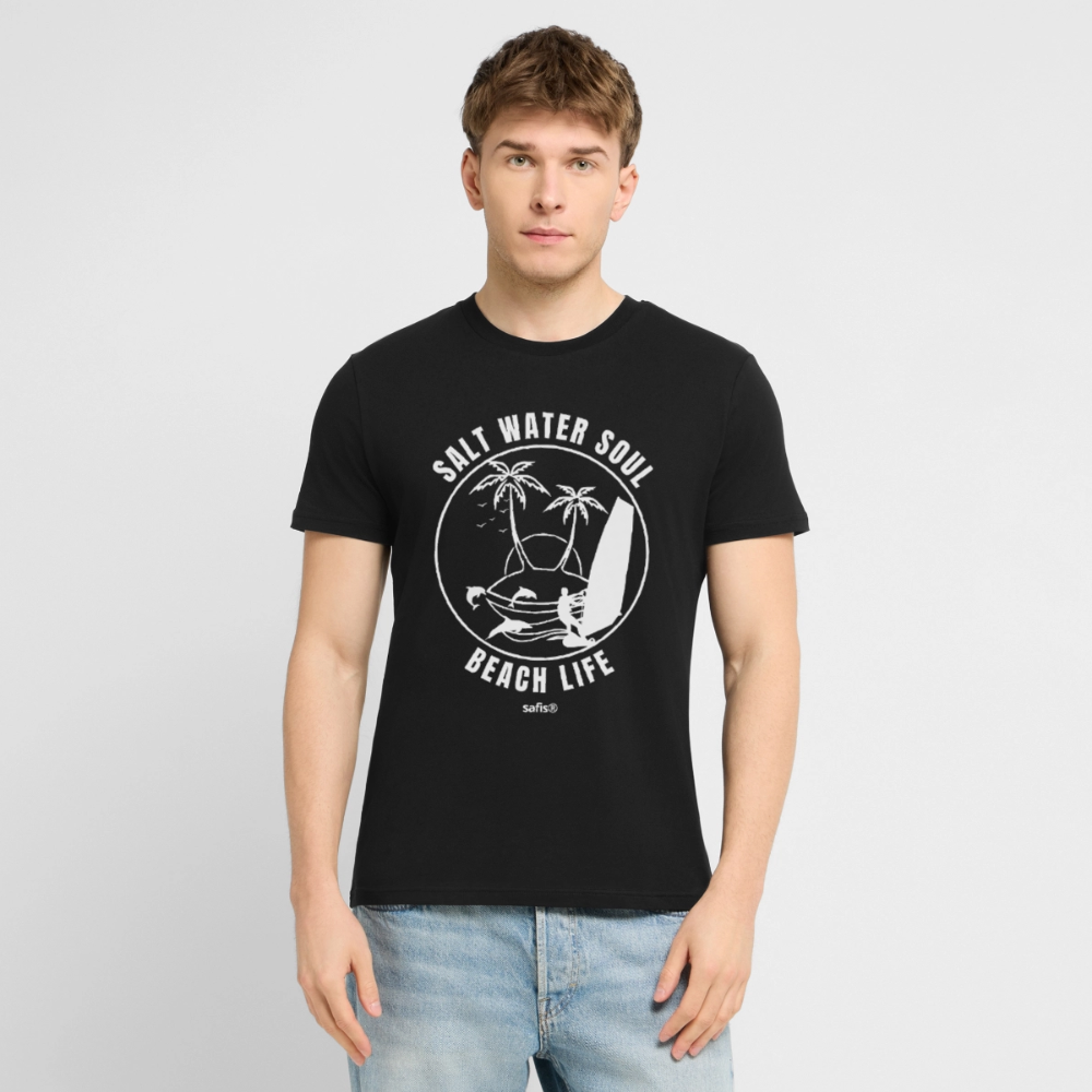 Unisex Bio-T-Shirt CREATOR -salt water soul- - Schwarz