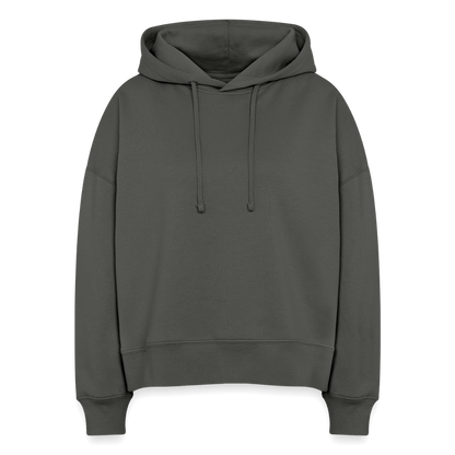 Boxy Bio Hoodie surfe! mit Print für Windsurferinnen.  