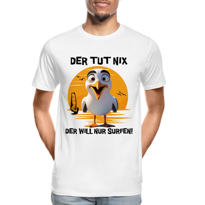 Männer Premium Bio T-Shirt -der tut nix- - Weiß