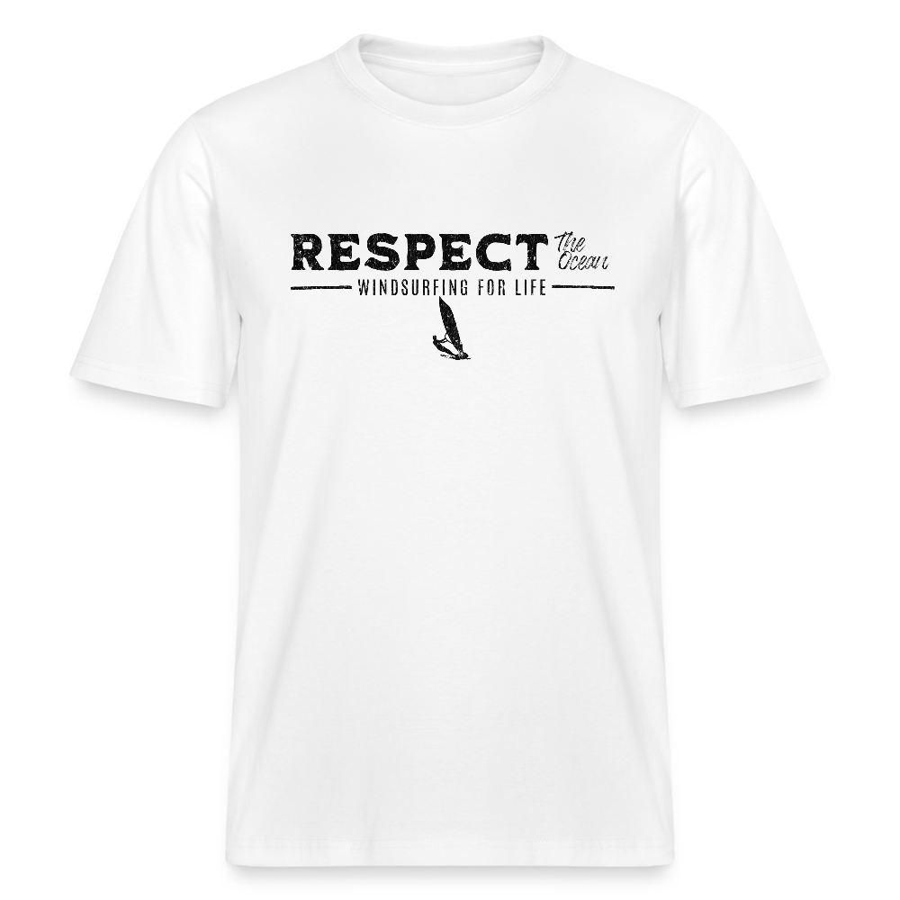 Relaxed Fit Unisex Bio-T-Shirt -respect- - Weiß