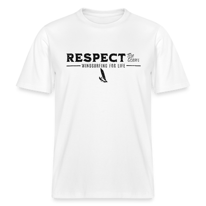 Relaxed Fit Unisex Bio-T-Shirt -respect- - Weiß