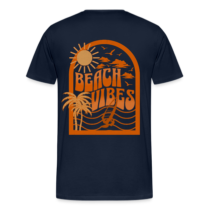 Männer Premium T-Shirt -beach- - Navy