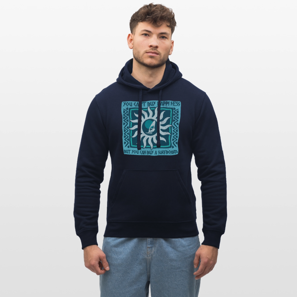 Unisex Bio-Hoodie DRUMMER -buy happiness- - French Navy