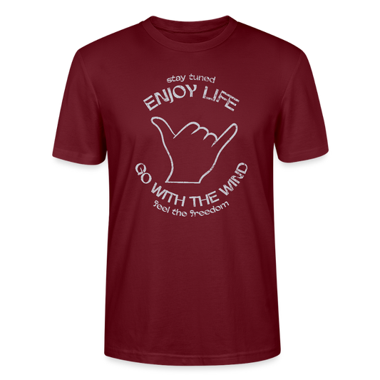 Unisex T-Shirt CRAFTER -enjoy life- - Burgunderrot
