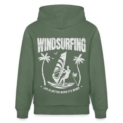 Unisex Bio-Hoodie CRUISER -better life- - Tanngrün