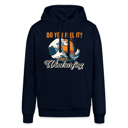 Unisex Bio-Hoodie -do you feel it- - Navy