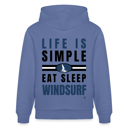 Windsurfen Kleidung - Unisex Bio-Hoodie CRUISER - Blau