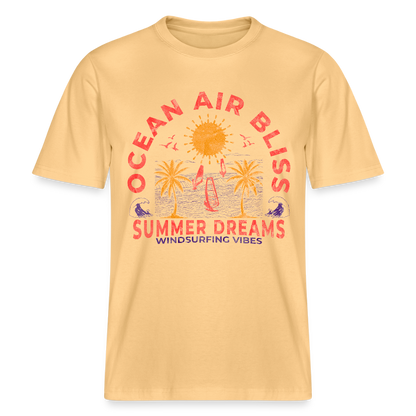 Unisex Relaxed Fit Bio-T-Shirt -ocean air bliss- - Hellgelb