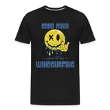 Männer Premium Bio T-Shirt -smiley- - Schwarz