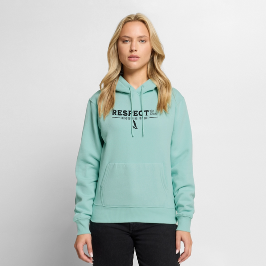 Frauen Premium Hoodie -respect- - Mint 