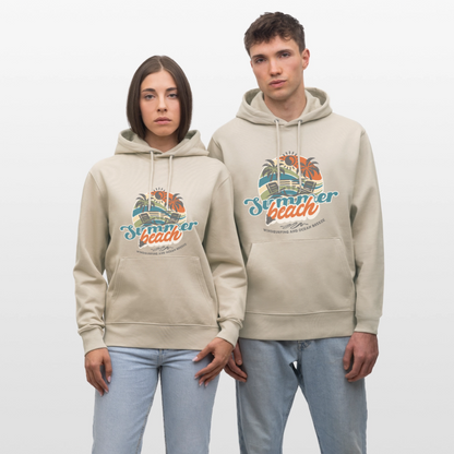 Unisex Bio-Hoodie CRUISER -summer beach- - Beige