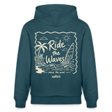 safis Windsurf Hoodie Männer Bio-Hoodie CRUISER -ride the waves- - Dunkles Petrol