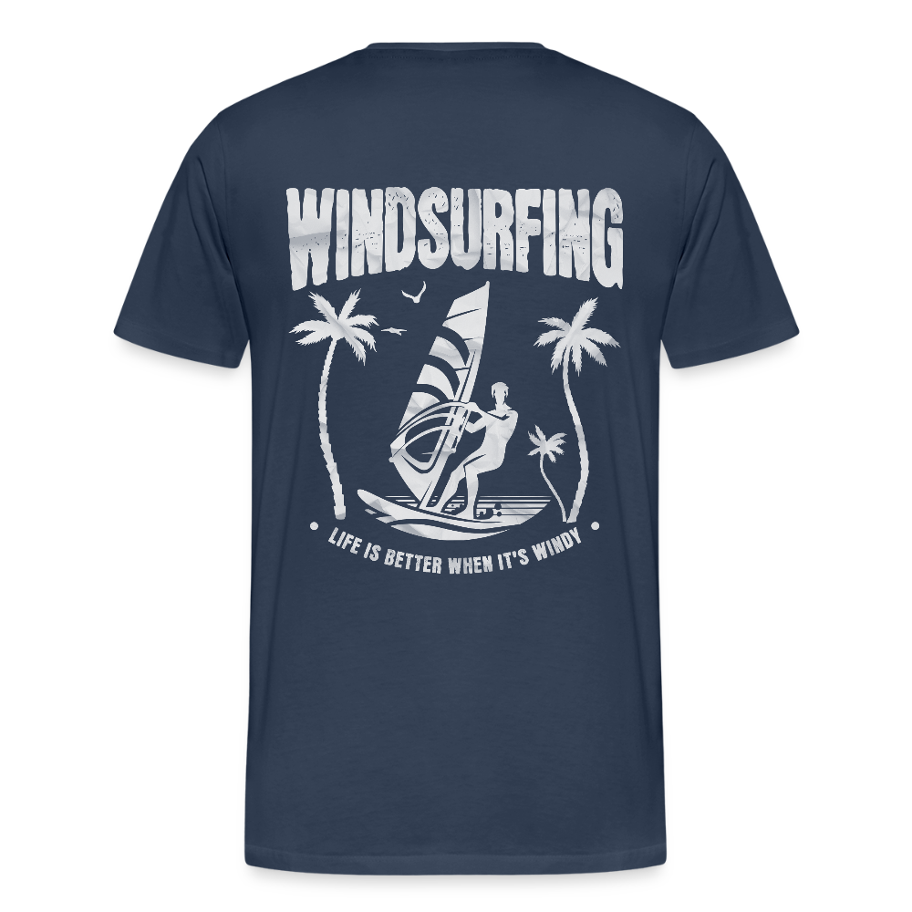 Männer Premium Bio T-Shirt -better life- - Navy