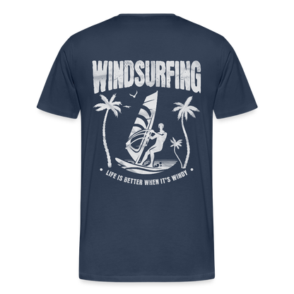 Männer Premium Bio T-Shirt -better life- - Navy