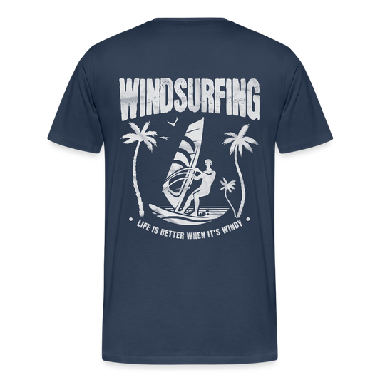 Männer Premium Bio T-Shirt -better life- - Navy