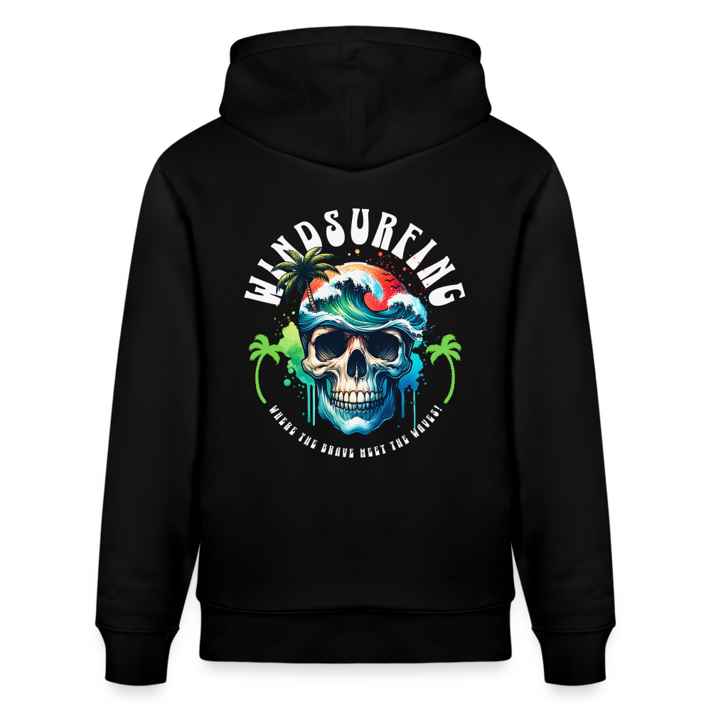 Unisex Bio-Hoodie CRUISER -be brave- - Schwarz