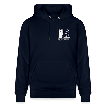 Unisex Bio-Hoodie CRUISER -surf to be happy- - Navy