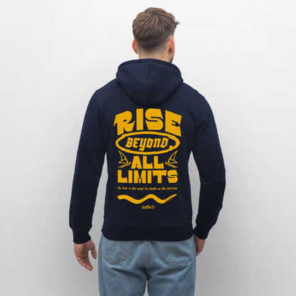 -rise all limits- Unisex Bio-Hoodie DRUMMER - French Navy