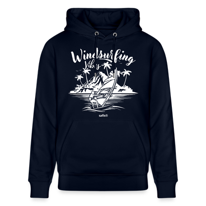 Unisex Bio-Hoodie CRUISER -Windsurfing Vibes- - Navy