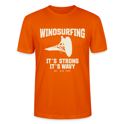 Unisex Bio Shirt wavy – ideal für Windsurferinnen.  