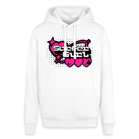 Unisex Bio-Hoodie -surfer girl- - Weiß