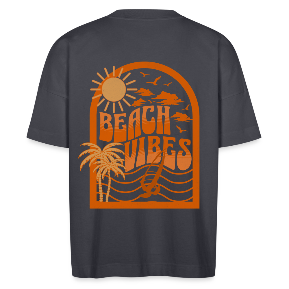 Unisex Oversize Bio-T-Shirt -beach- - Indigoblau