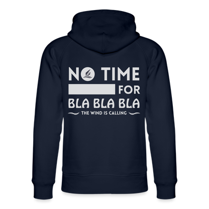 Unisex Bio-Hoodie -bla bla bla- - Navy