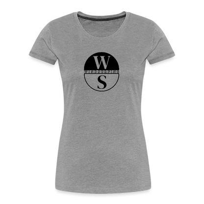 Frauen Premium Bio T-Shirt -ws- - Grau meliert