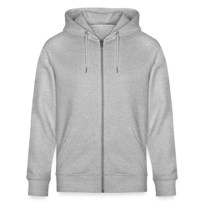 Geschenke Für Frauen -  Bio-Kapuzenjacke -give me wind and water - Grau meliert