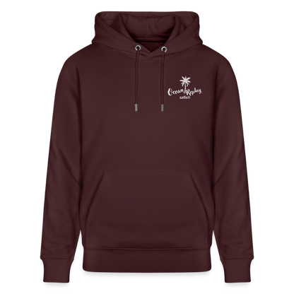safis® Windsurfer Unisex Bio-Hoodie Cruiser -Ocean Replay- - Maroon