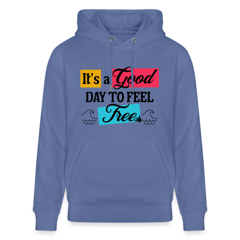 Unisex Bio-Hoodie CRUISER -free- - Blau