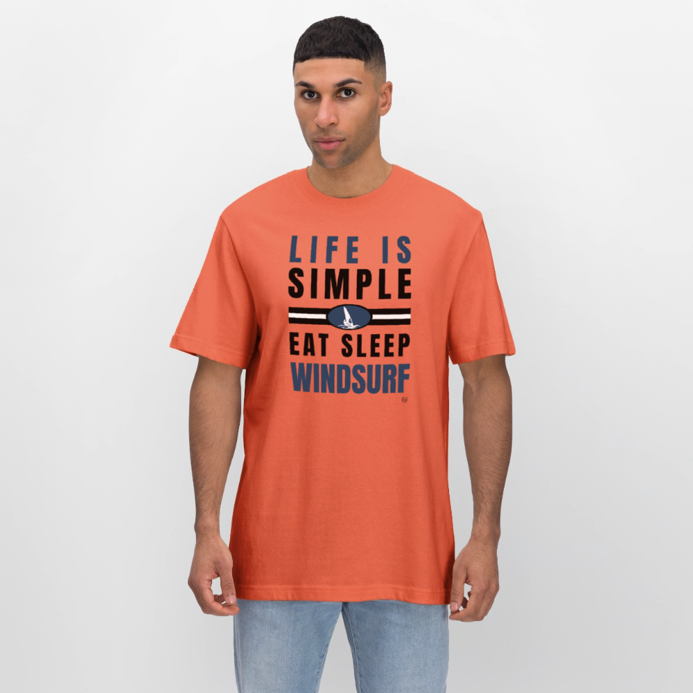 Relaxed Fit Unisex Bio-T-Shirt - Hellrot