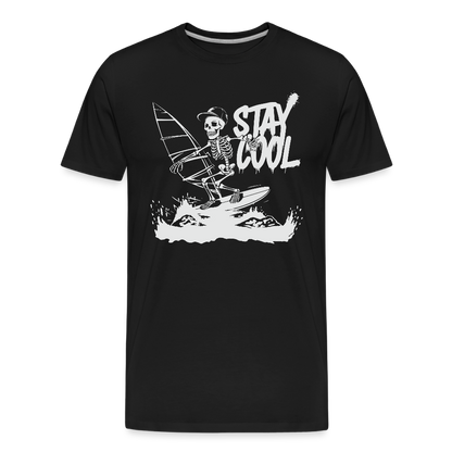 Männer Premium Bio T-Shirt -stay cool- - Schwarz