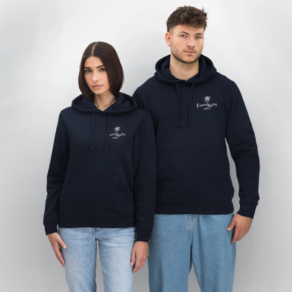 Unisex Bio-Hoodie Drummer -Ocean replay- - French Navy
