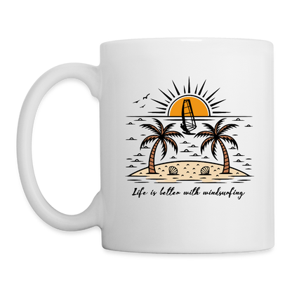 Tasse -better life- - Weiß