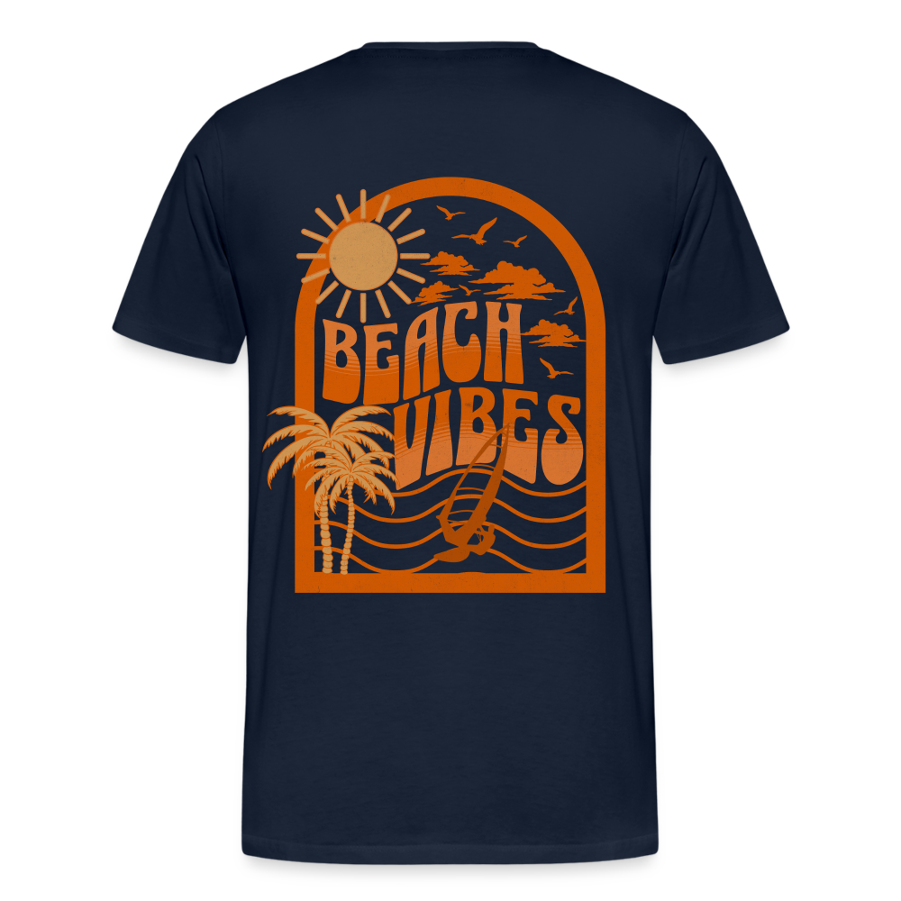 Männer Premium T-Shirt -beach- - Navy