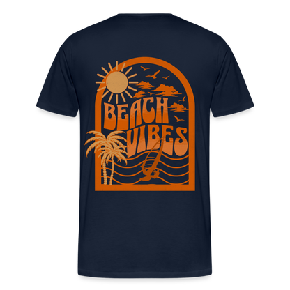 Männer Premium T-Shirt -beach- - Navy