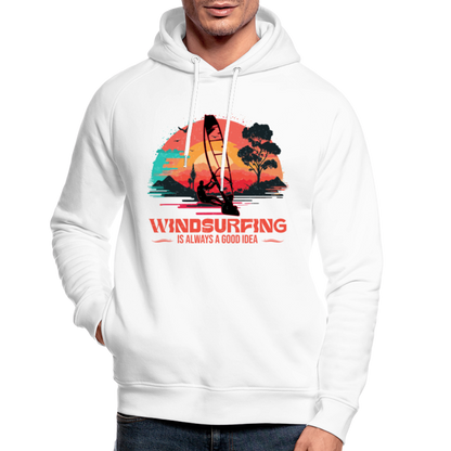 Unisex Bio-Hoodie -good idea- - Weiß