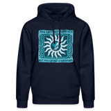 Unisex Bio-Hoodie DRUMMER -buy happiness- - French Navy