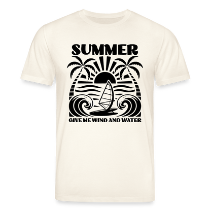 Unisex Bio-T-Shirt CREATOR -give me wind and water- - Naturweiß 