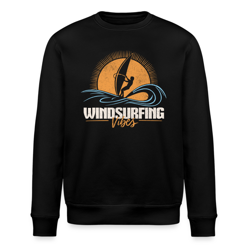 Unisex Bio-Sweatshirt ROLLER -vibes- - Schwarz